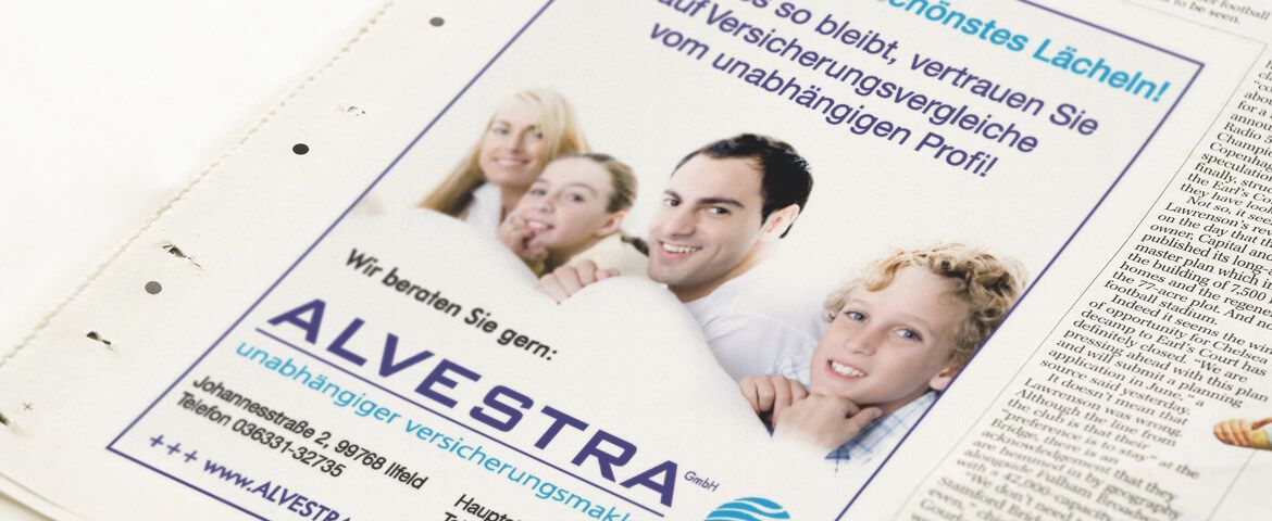 Alvestra GmbH Newspaper Adverstising