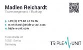 Business card back